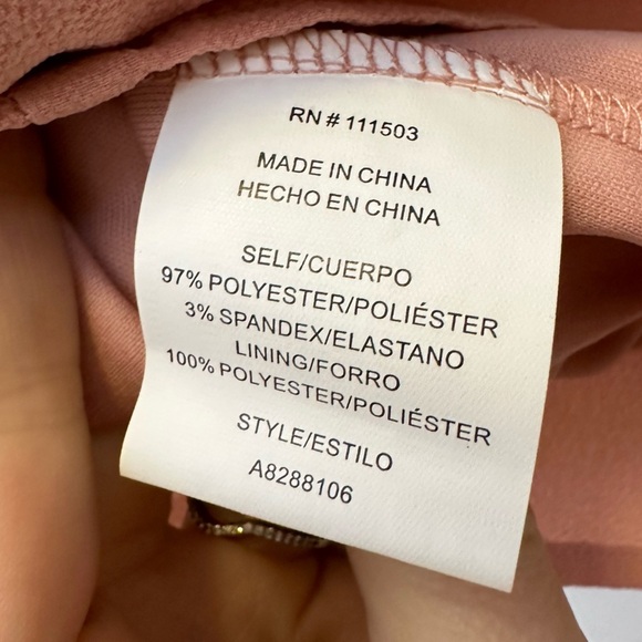 As U Wish Cold Shoulder Long Sleeve Dress Dusty Rose size M - Picture 8 of 8